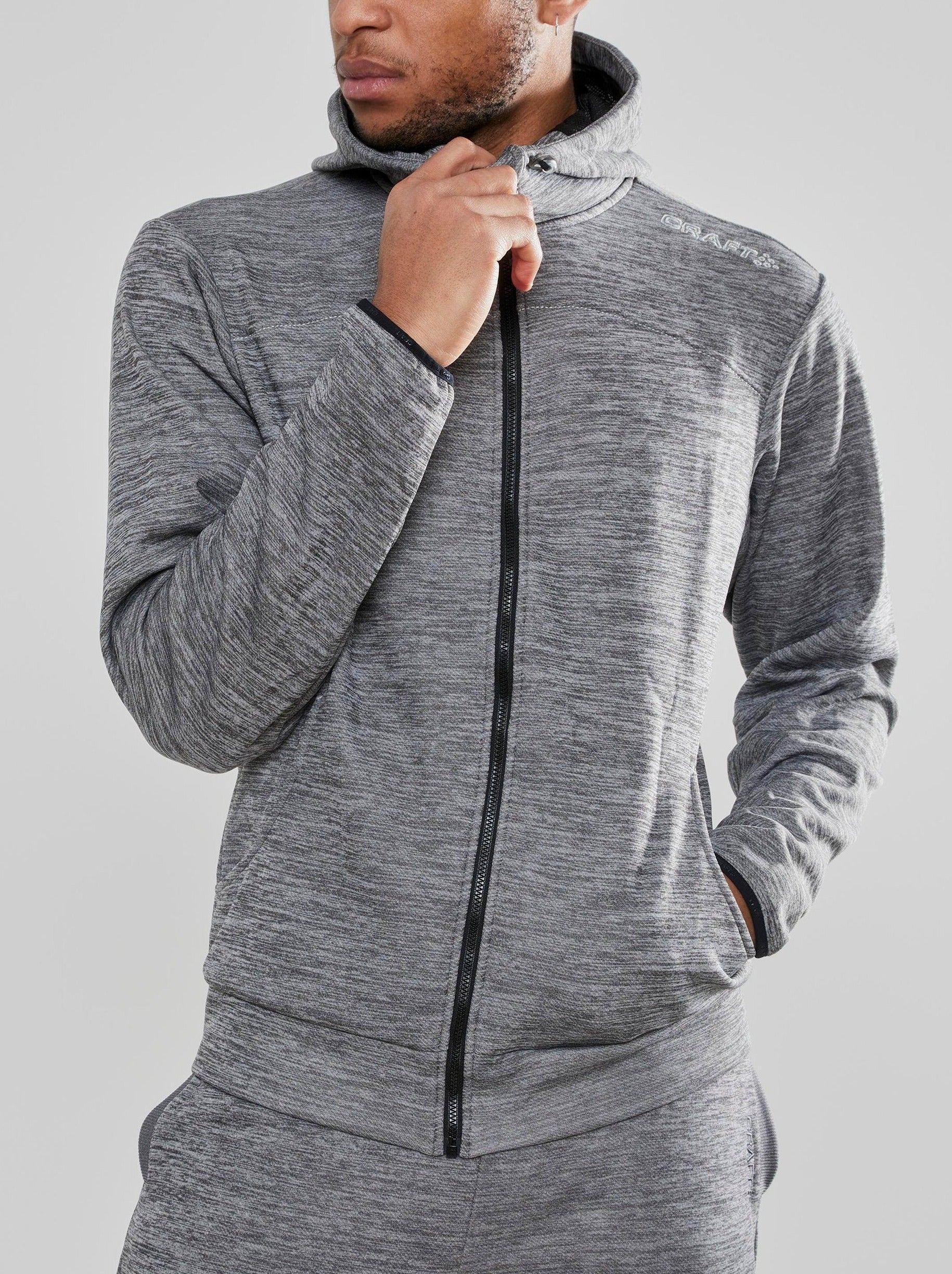 Men's Casual Full Zip Hoodie Sweatshirt - Comfortable & Stylish for Outdoor Activities, Gym, and Everyday Wear