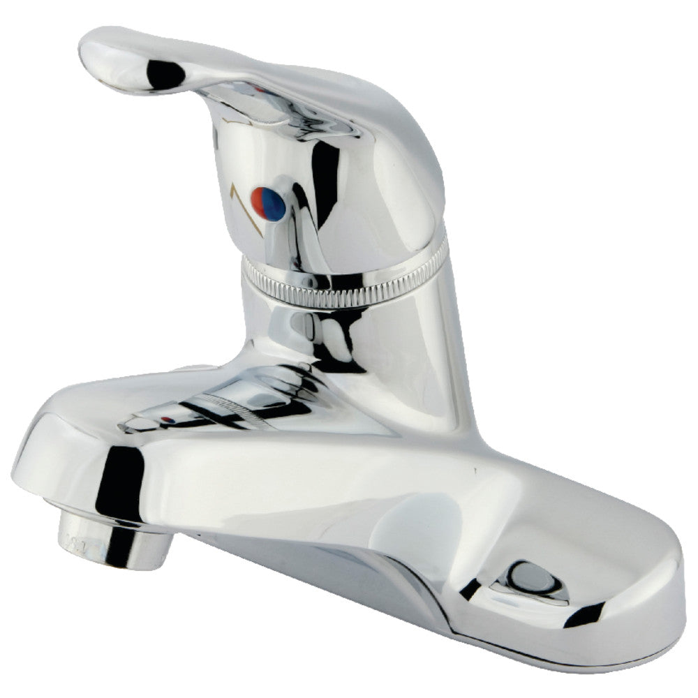Kingston Brass KB518LP 4-Inch Centerset Bathroom Faucet - Chrome Finish for Vanity Sink, Perfect for Modern Bathroom Renovation and Home Upgrade