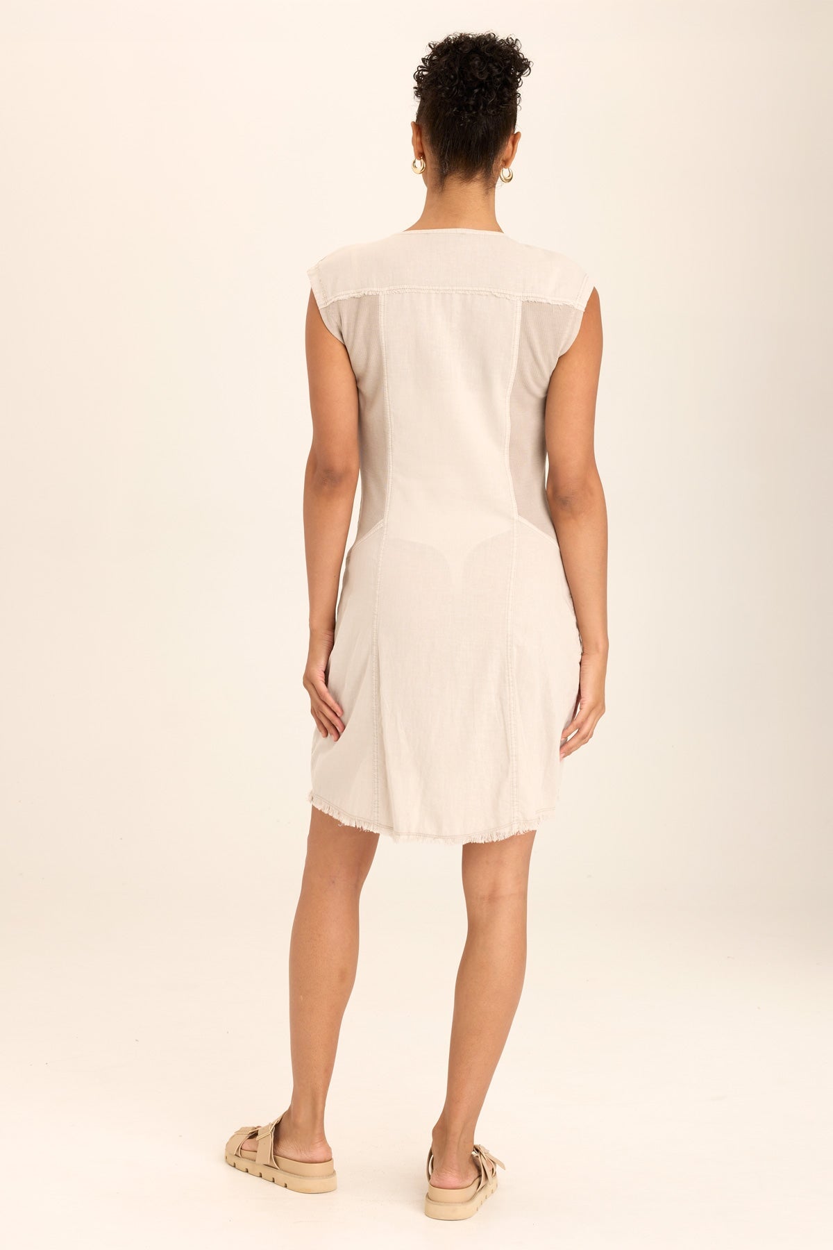 Austen Linen Mini Shirt Dress for Women | Casual Summer Short Sleeve Button Down Dress | Perfect for Beach, Vacation & Everyday Wear
