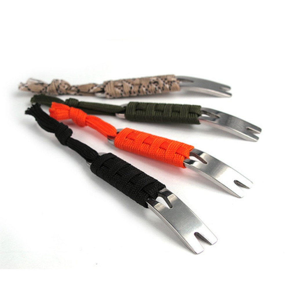 4PCS Stainless Steel Mini Pry Bar Set - Multi-Purpose EDC Tools for Camping & Survival