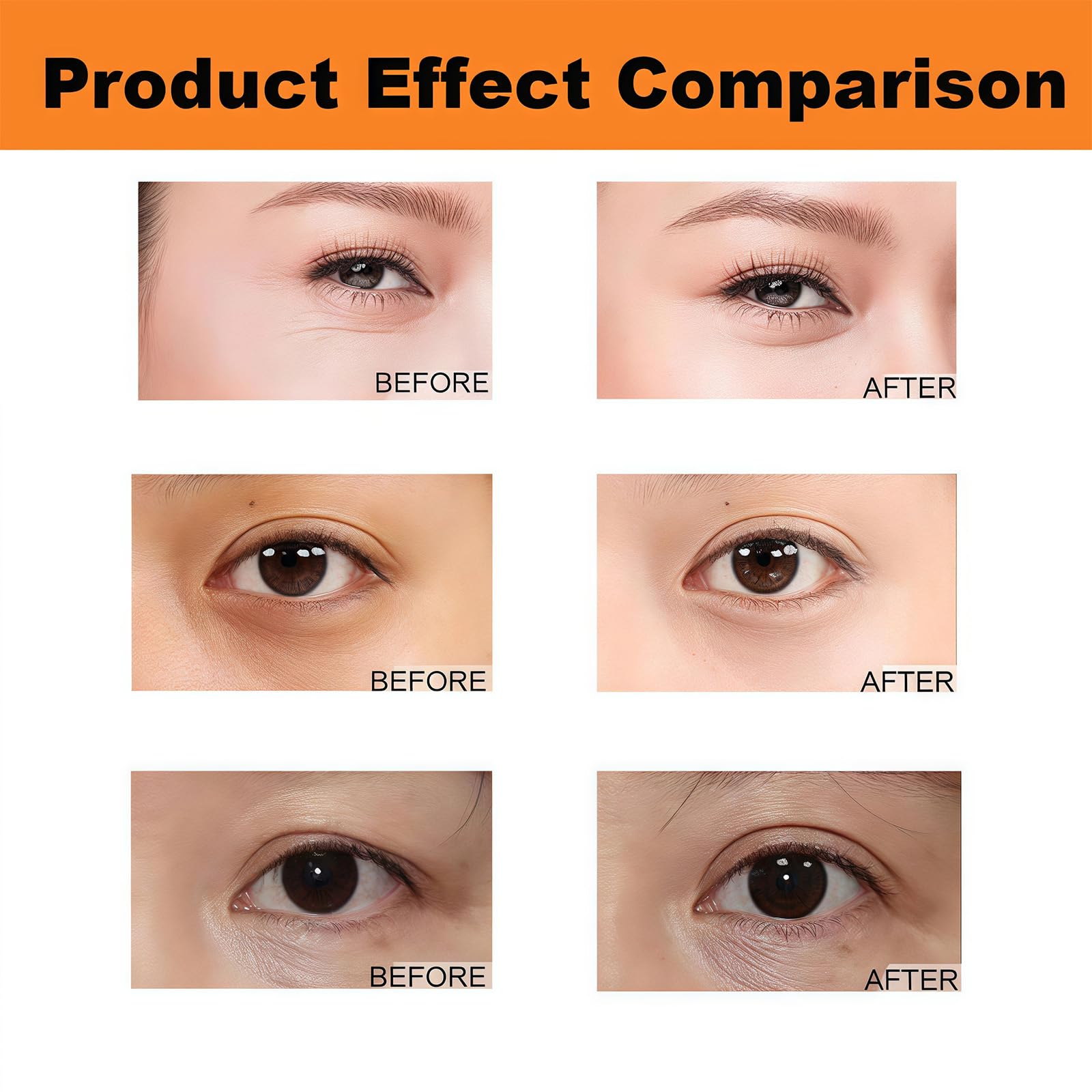 Lutein Eye Essence Oil with Rollerball - Anti-Wrinkle Vitamin C Serum for Dark Circles & Puffiness - Essential Oil for Eye Care & Brightening - Perfect for Night Routine & Travel Skincare