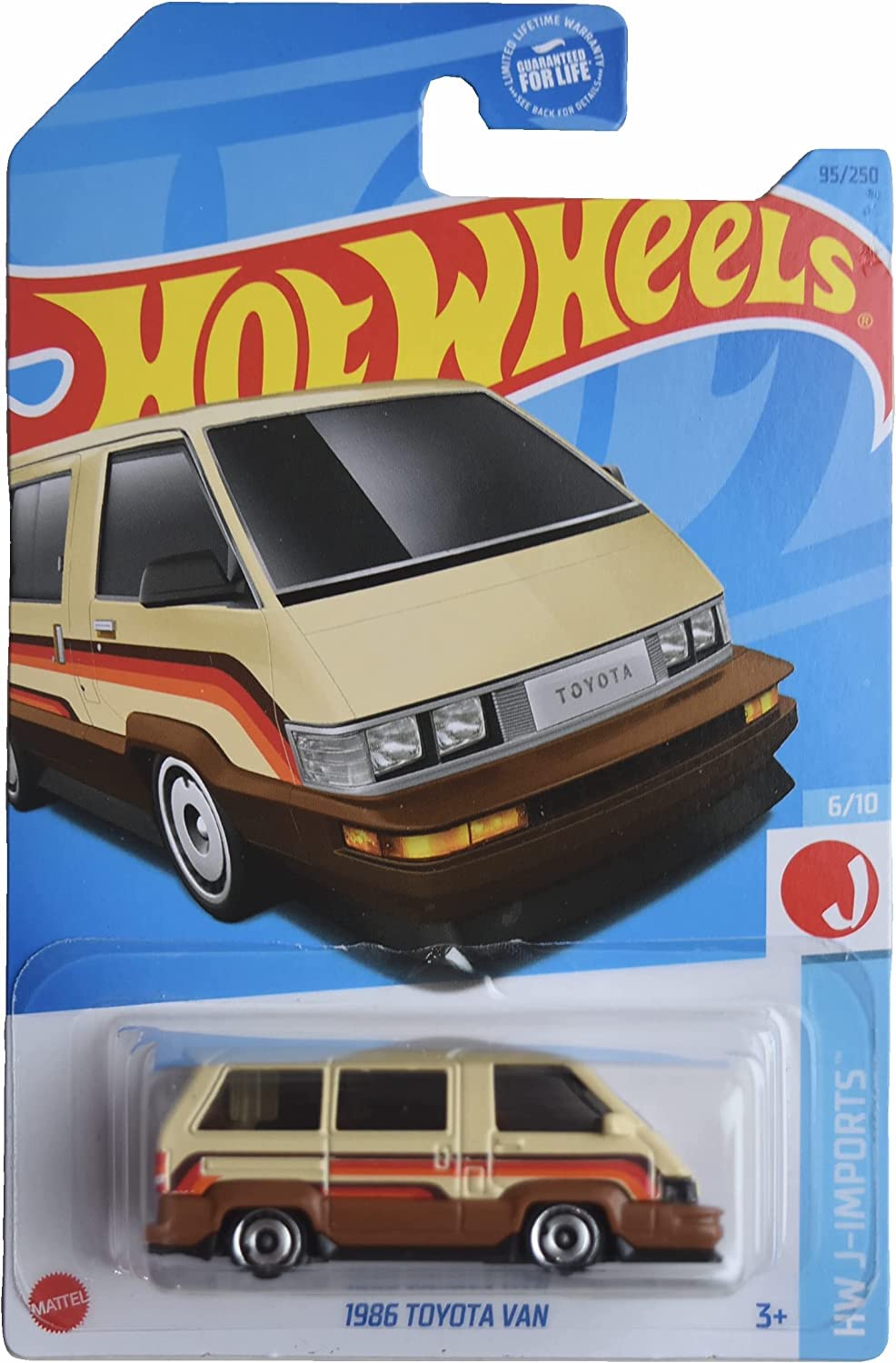 Hot Wheels 1986 Toyota Van Diecast Car - 1:64 Scale Collectible Toy Vehicle (HW J-Imports Series 6/10) - Perfect for Display, Gifts & Car Enthusiast Collections