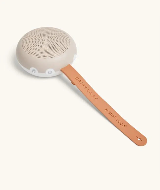 ergoPouch Drift Away White Noise Machine for Baby Sleep & Relaxation - Portable Sound Soother for Nursery, Travel & Office Use
