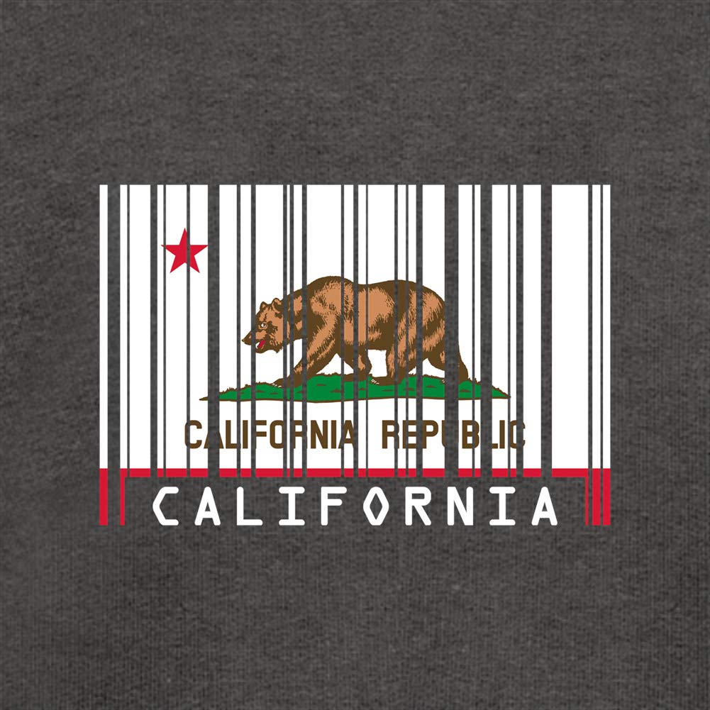 California Barcode Style Flag Pullover Hoodie for Kids - Soft & Comfortable Children's Hooded Sweatshirt - Perfect for Casual Wear, School & Outdoor Activities