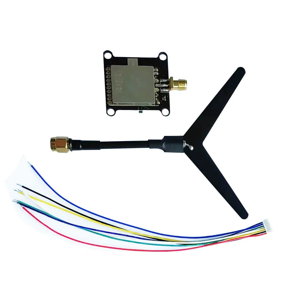 1.2GHz 0.1/25/200/800mW AV VTX Transmitter & VRX Receiver - 9CH 1060~1380MHz Long Range Drone FPV System for RC Quadcopters and UAVs - Perfect for Aerial Photography, Racing, and Surveillance