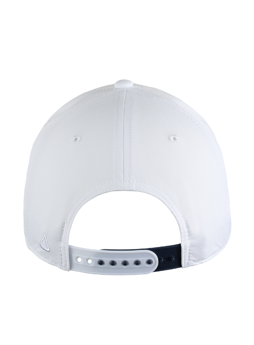 Jack Nicklaus USA Bear White Aerosphere Tech Fabric 5 Panel Rope Cap - Lightweight Breathable Golf Hat for Men, Perfect for Golfing, Running & Outdoor Activities