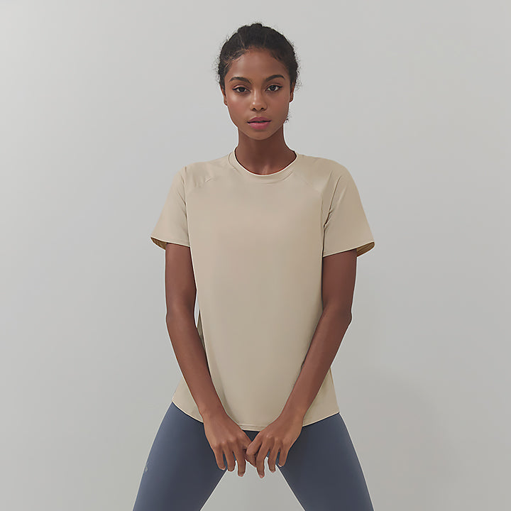 Ice Feather Comfort Short Sleeve T-Shirt for Women - Soft & Breathable Summer Top - Perfect for Casual Wear, Travel & Outdoor Activities