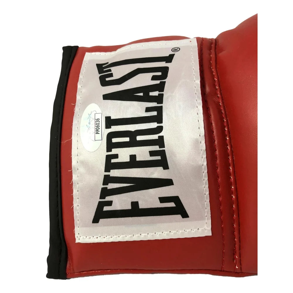 Josh Taylor Autographed Everlast Boxing Glove with JSA COA - Signed Collectible Memorabilia for Boxing Fans & Sports Enthusiasts - Perfect for Display, Gifts, and Collections