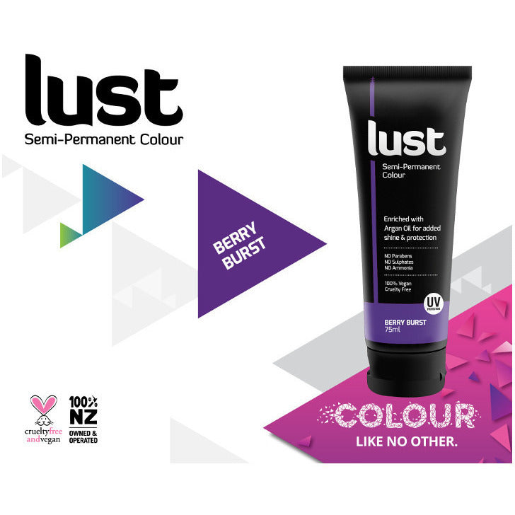 Lust Semi-Permanent Hair Color - Vibrant, Long-Lasting Dye for DIY Home Use & Salon Styling | Perfect for Parties, Cosplay & Creative Hair Makeovers