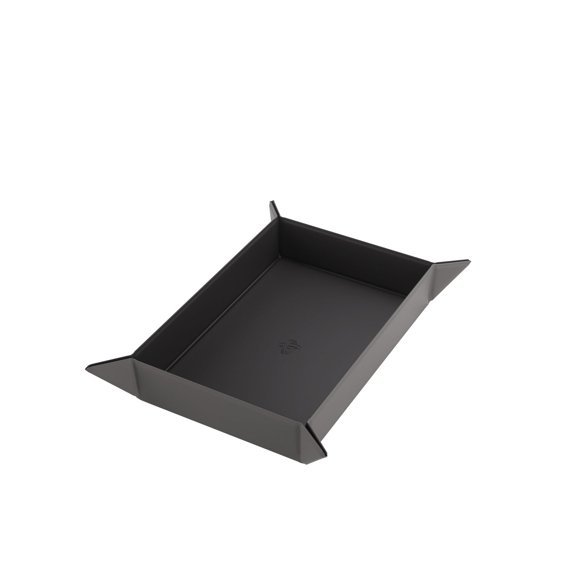 Premium Magnetic Dice Tray - Rectangular Black/Gray Folding Game Accessory for D&D, MTG, Board Games & Casino Nights | Portable & Non-Slip Surface