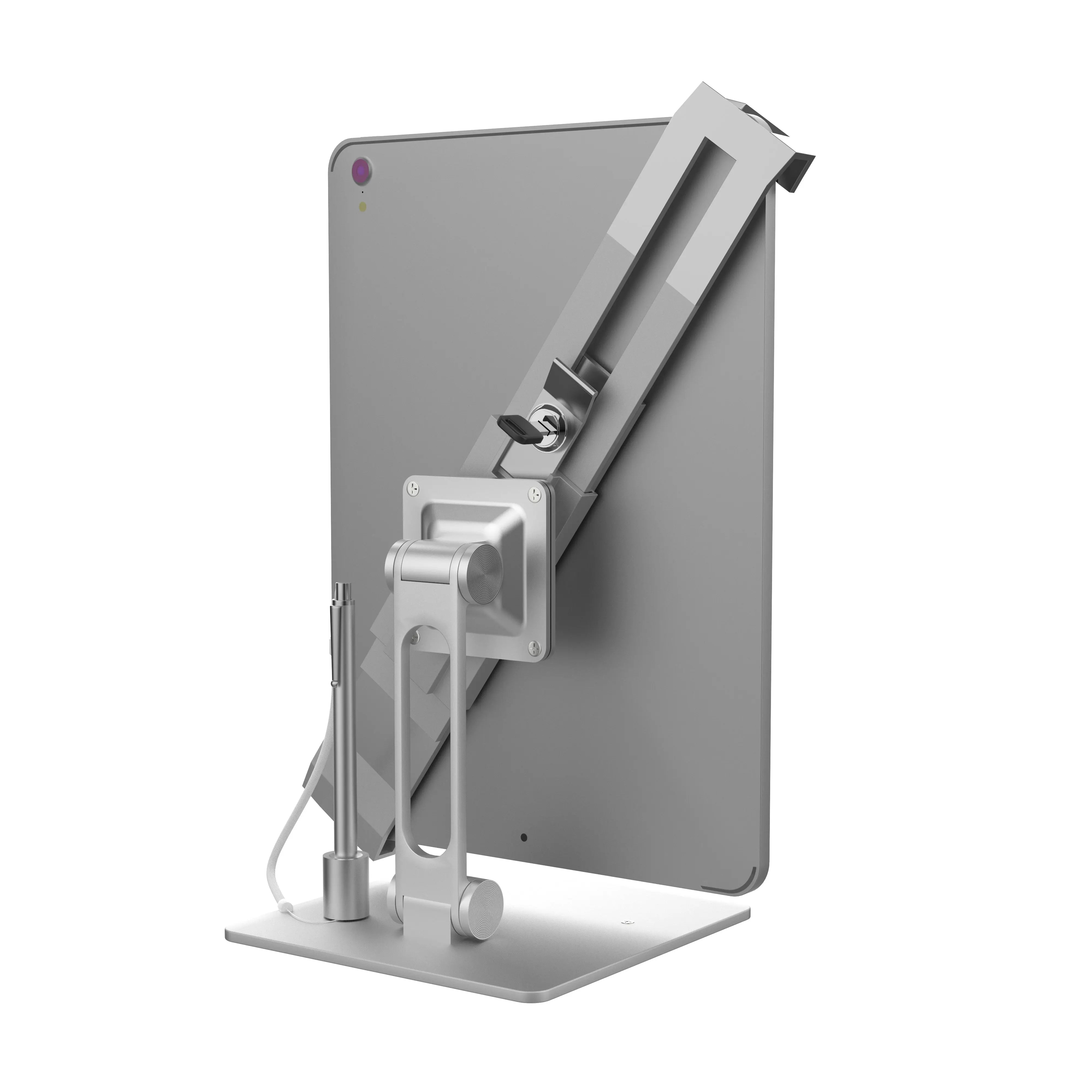 Universal Desk Mount Holder with Stylus - Compatible with Tablets, Phones & E-Readers - Perfect for Home Office, Study & Workstation Organization