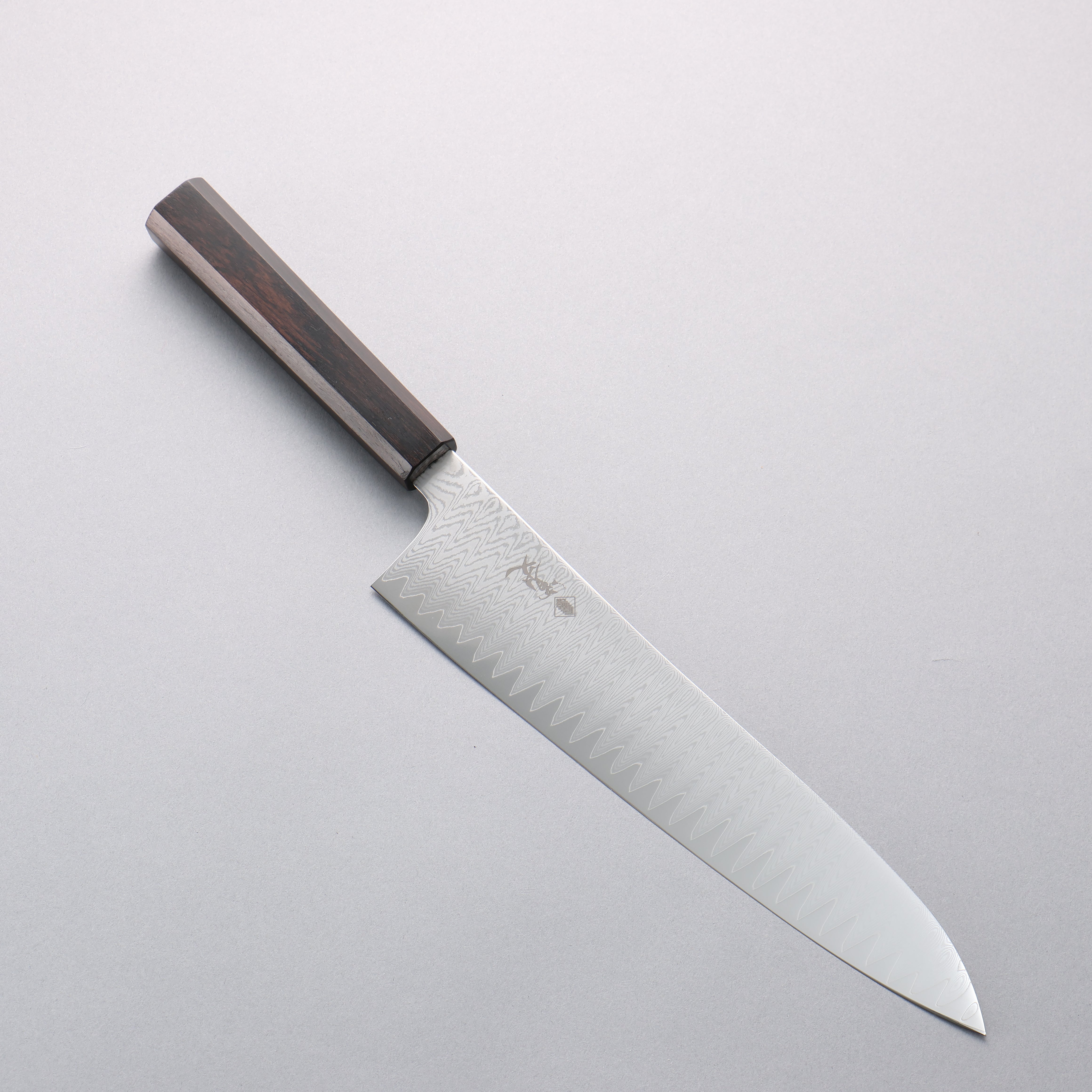 Premium Kanjyo VG10 Damascus Gyuto Japanese Chef Knife 240mm - Ebony Wood Handle - Perfect for Sushi, Meat Slicing & Professional Cooking