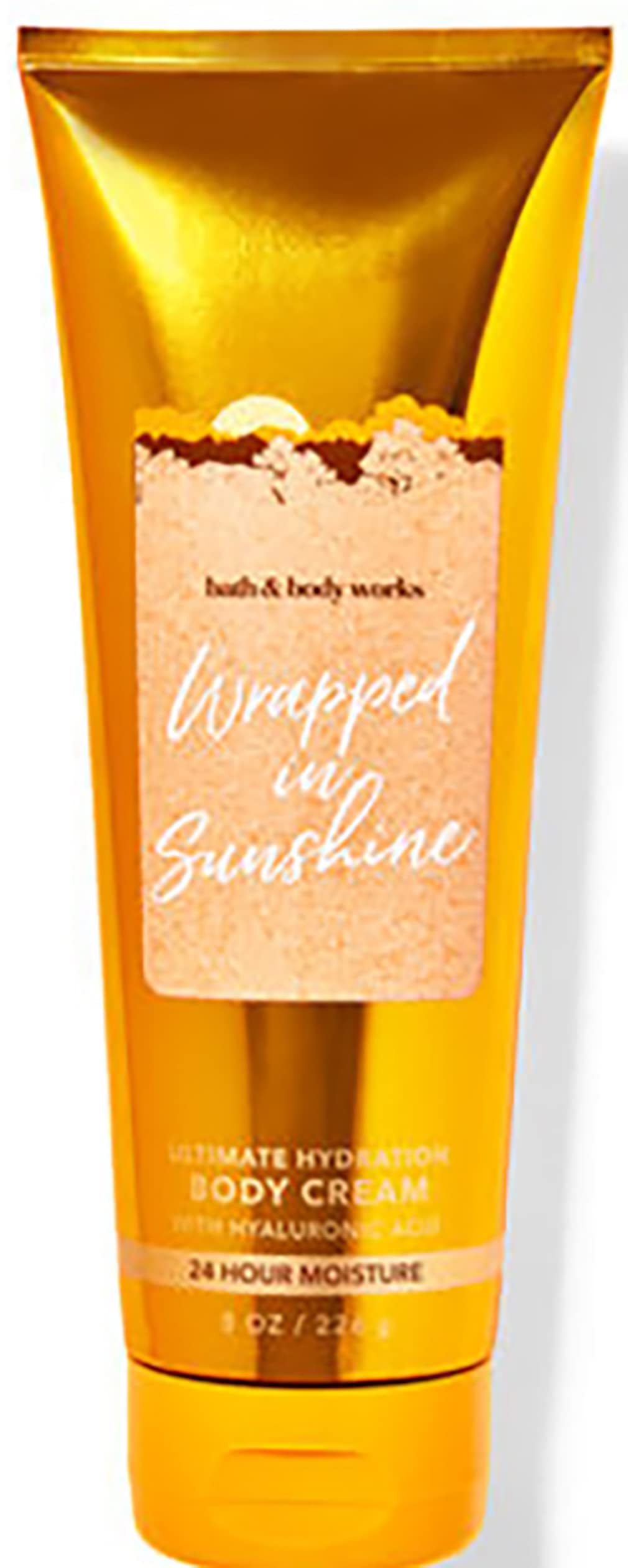 Bath & Body Works Wrapped In Sunshine Ultimate Hydration Body Cream for Women - 8 Fl Oz Moisturizing Lotion with Shea Butter & Vitamin E - Perfect for Dry Skin Care & Daily Hydration