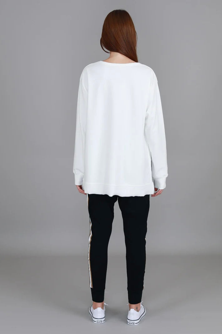 Ulverstone Sweater for Women - Soft & Cozy White Knit Pullover | Perfect for Fall, Winter & Casual Outfits