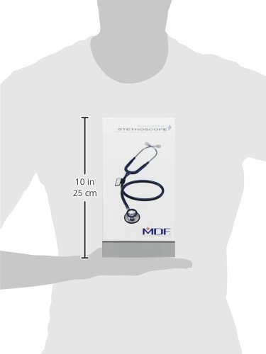 MDF Acoustica Lightweight Dual Head Stethoscope for Doctors, Nurses & Students - Pink Tube & Silver Chestpiece (MDF747XP01) | Ideal for Home Health Use, Medical Training & Clinical Practice