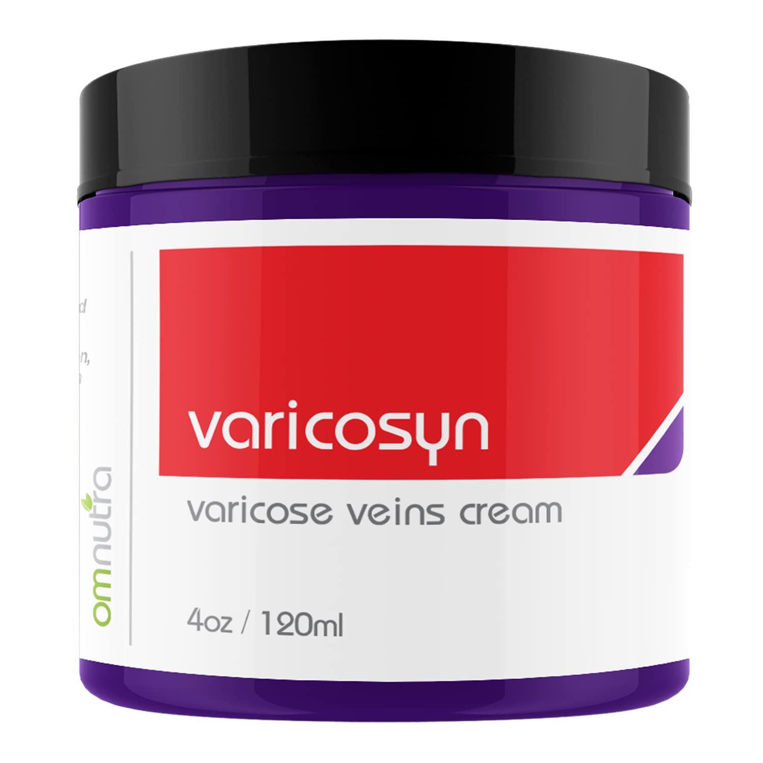 Horse Chestnut Cream for Varicose Veins & Spider Veins - 4oz Natural Leg Vein Treatment - Soothes Aching Legs & Improves Circulation for Daily Comfort