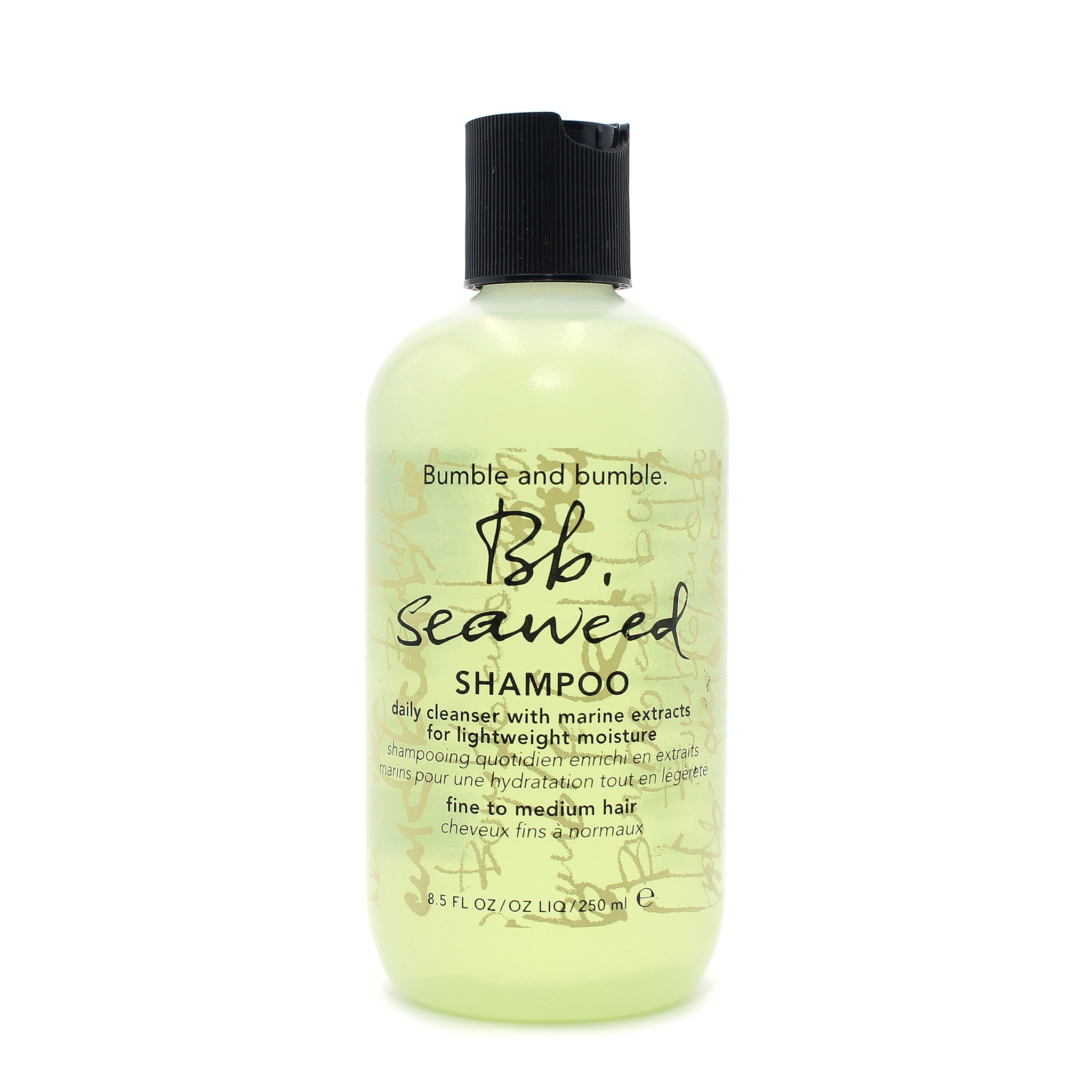 Bumble and Bumble Seaweed Shampoo for Volumizing & Hydrating Hair - 8.5 oz | Sulfate-Free & Color Safe | Perfect for Fine, Flat, or Dry Hair - Salon Quality Hair Care for Daily Use at Home
