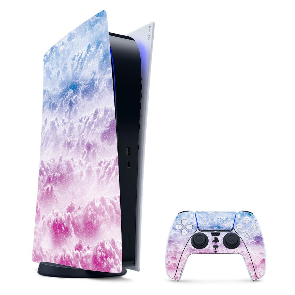Glossy Glitter Skin for PS5 - Candy Clouds | Protective & Stylish for Gaming