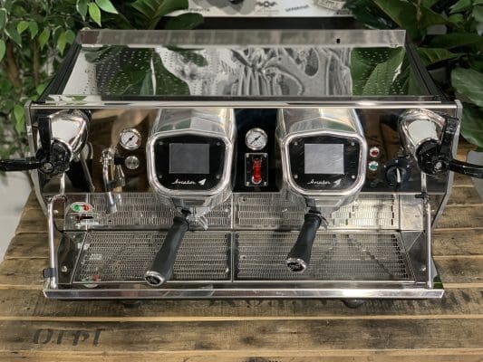 BFC Aviator 2 Group Commercial Espresso Machine - Stainless Steel Professional Coffee Maker for Cafes, Restaurants & Coffee Shops