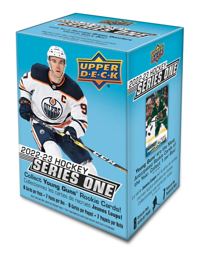 2022-23 Upper Deck Series 1 Hockey Blaster Box - NHL Trading Cards Collection for Collectors & Fans - Perfect for Gifts, Trading, and Display