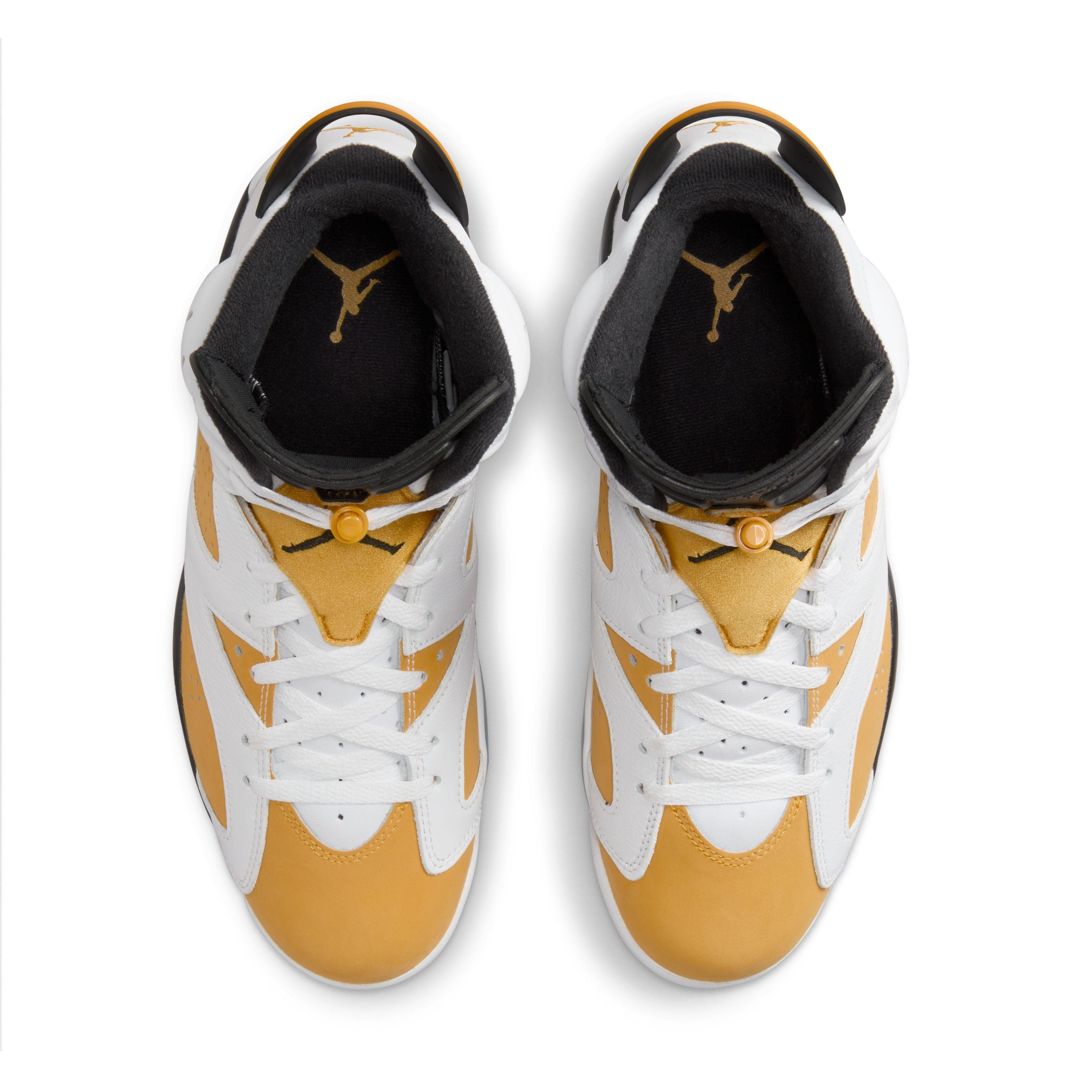 Air Jordan 6 Retro 'Yellow Ochre' Men's Basketball Shoes - Limited Edition Sneakers for Streetwear & Casual Outfits | Perfect for Sports, Fashion & Collecting
