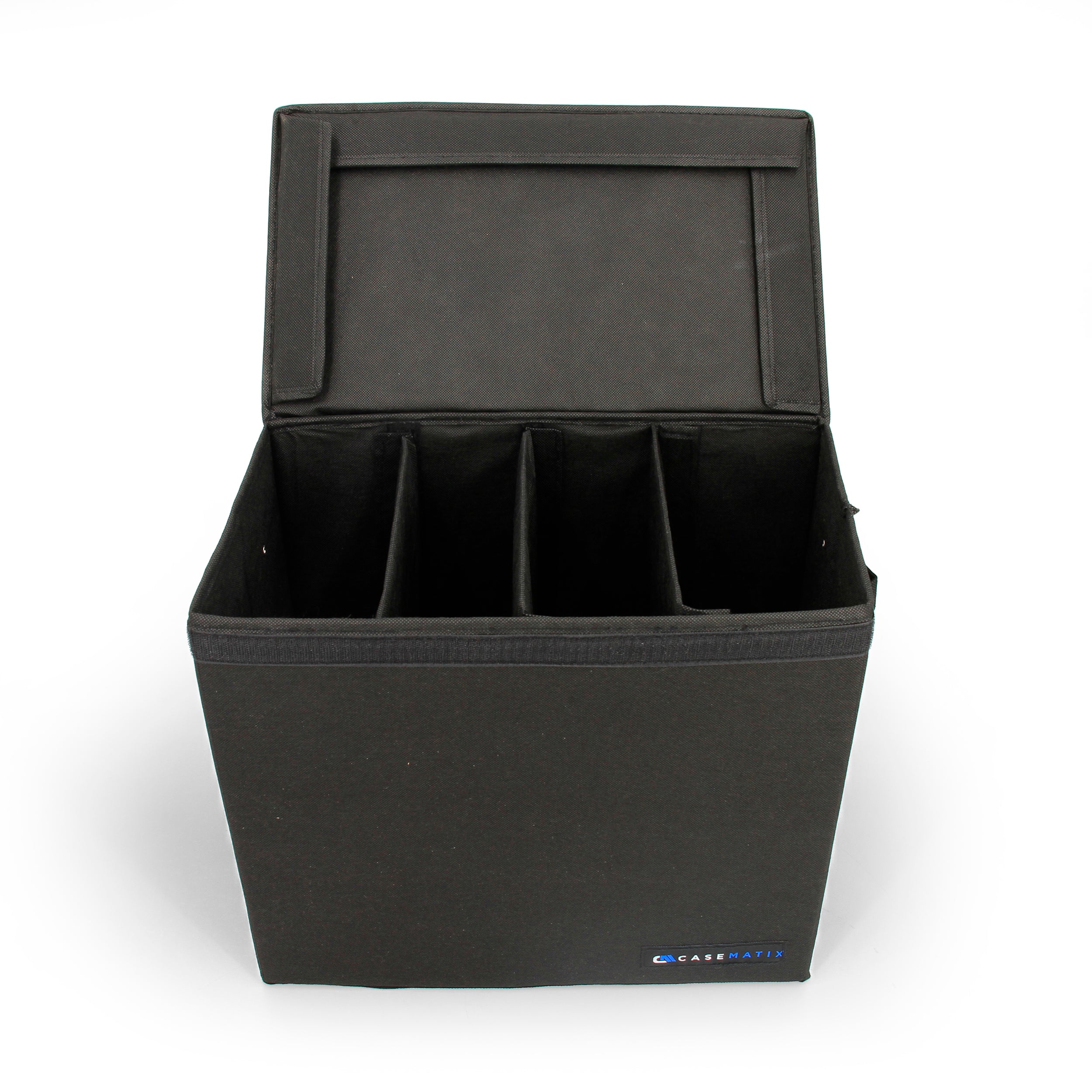 CASEMATIX Graded Comic Book Storage Case - Holds 28 CGC Graded Comics, Lightweight Comic Bin with 3 Removable Partitions | Perfect for Comic Collectors & Conventions