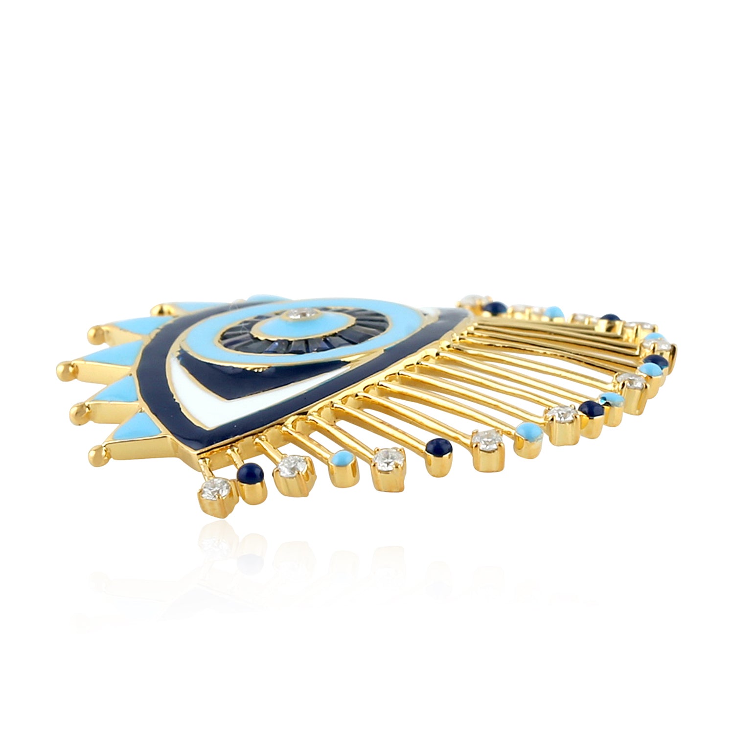 Blue Sapphire and Diamond Channel Set Prong Ring in Gold - Elegant Jewelry for Weddings, Anniversaries & Special Occasions