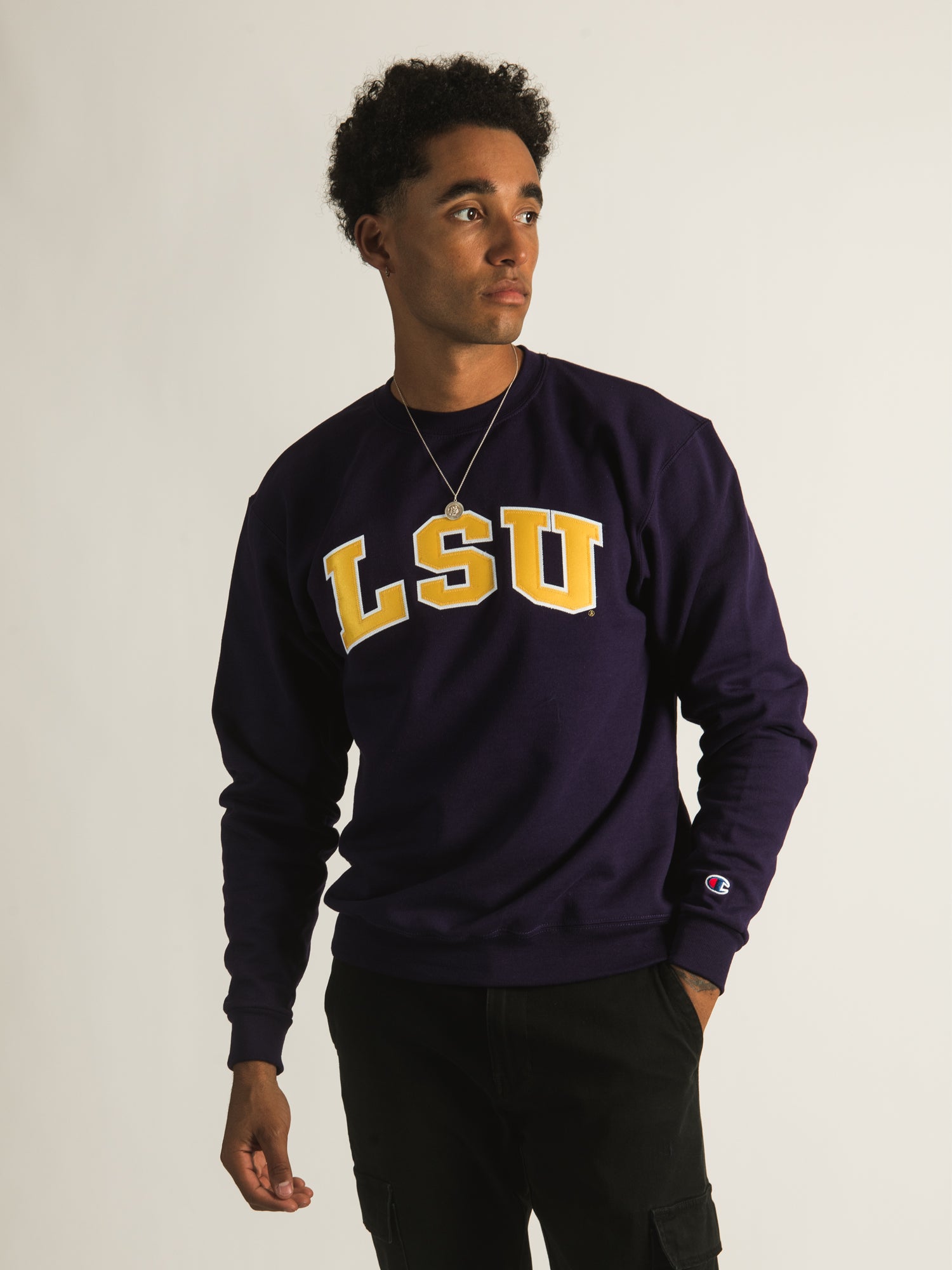 Champion Eco PowerBlend Crewneck Sweatshirt - Soft & Sustainable Cotton Blend - Men's & Women's Casual Wear for Gym, Lounge & Everyday Comfort