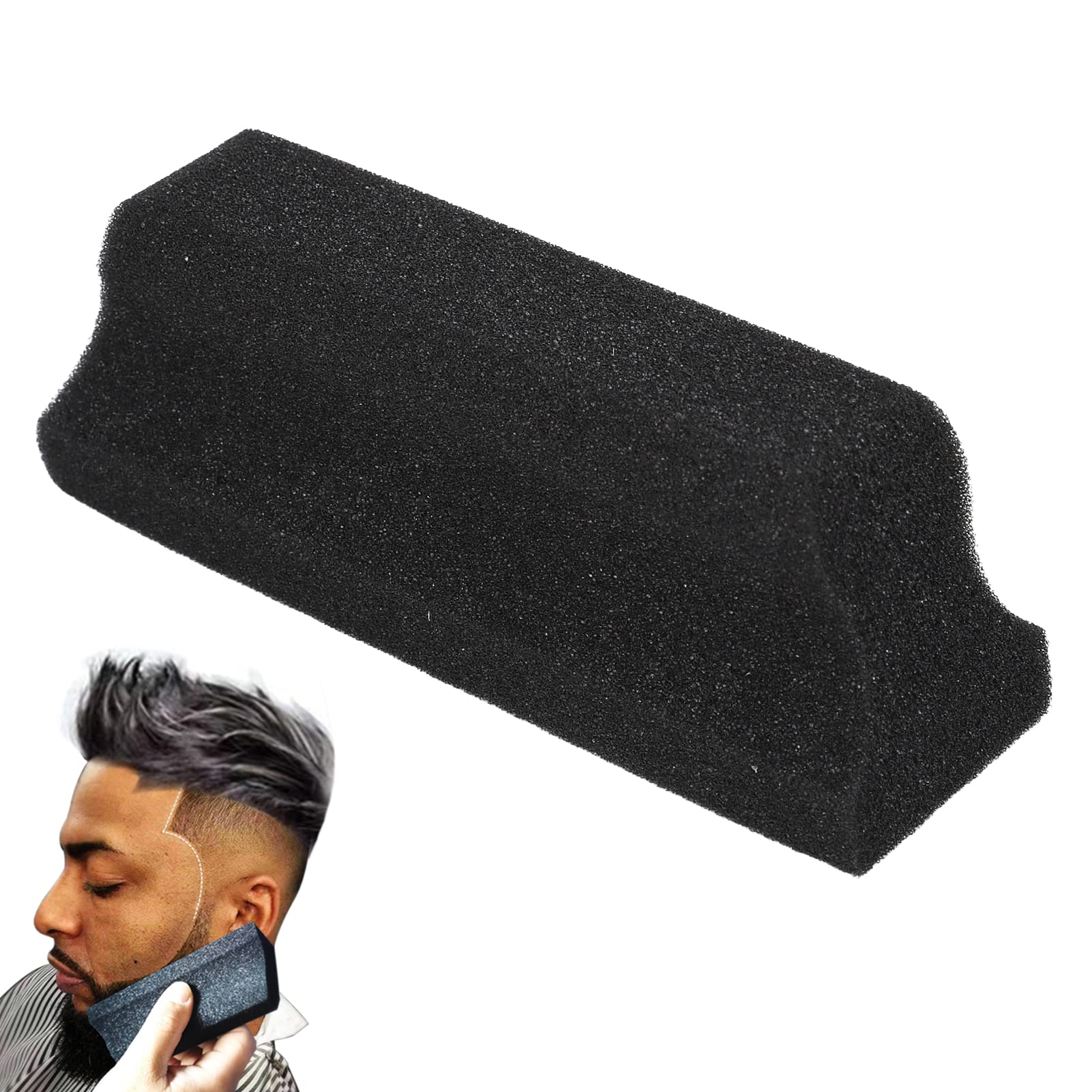 Beard Trimmer Sponge - Compact Beard & Neck Duster for Hair Cleanup | Shaving Tool for Sink & Bathroom | Perfect for Grooming, Barbershops & Home Use
