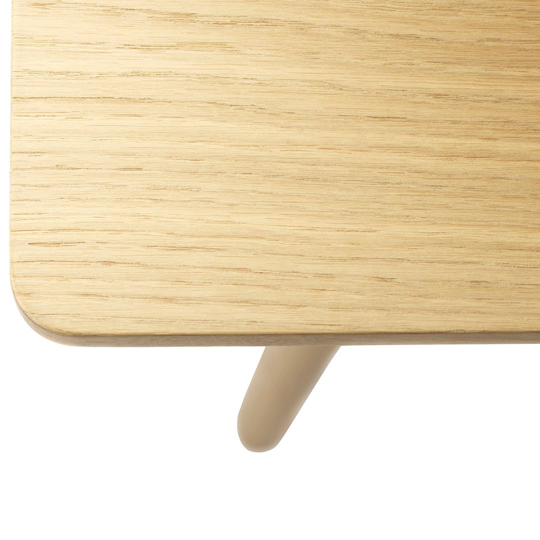 D104 Astrup Modern Rectangular Coffee Table - Solid Wood Living Room Furniture for Home Decor, Perfect for Lounge, Office, and Small Spaces