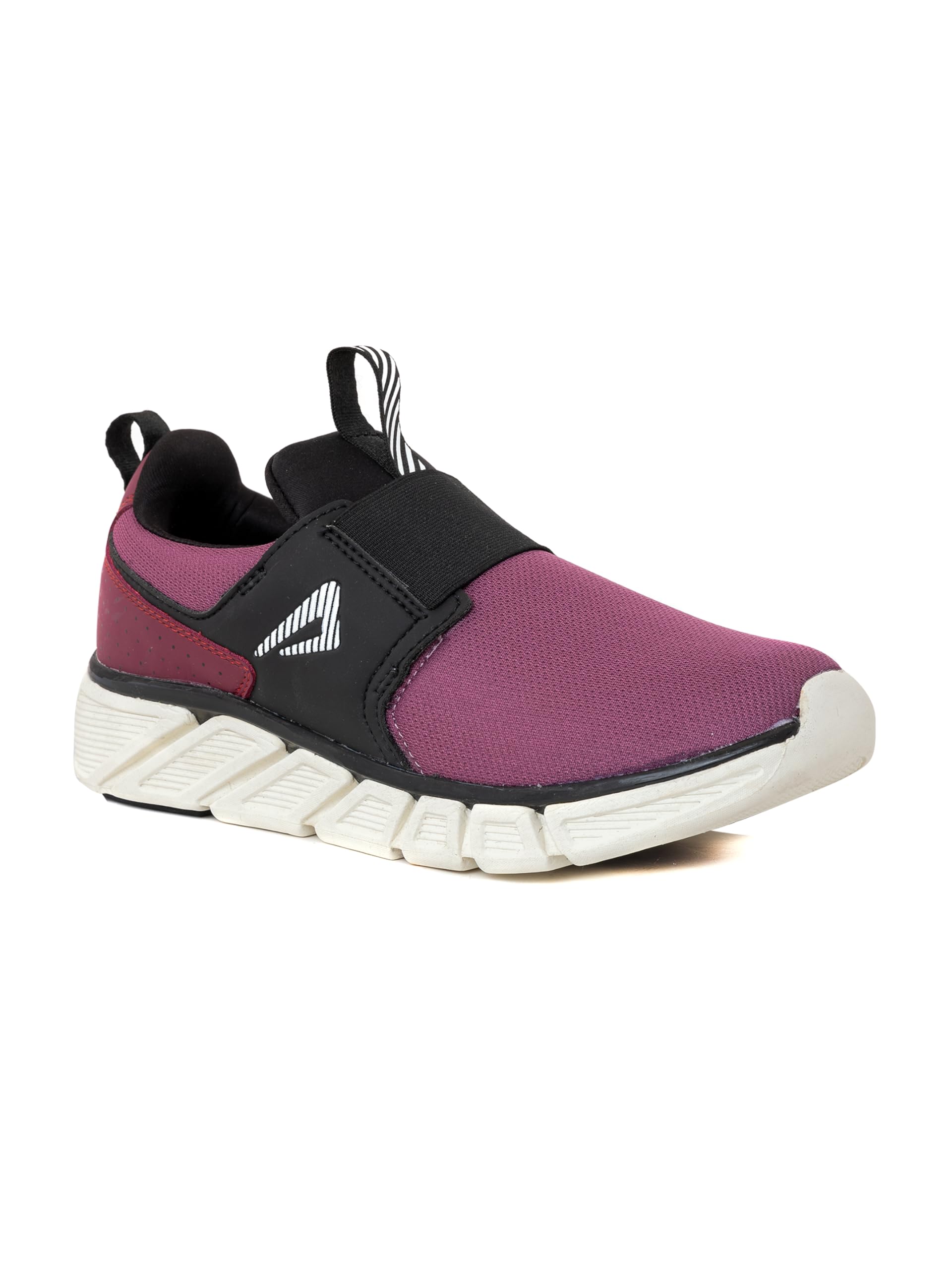 Impakto Finesse Red Walking Shoes for Women - Lightweight Comfortable Sneakers with Arch Support - Perfect for Walking, Jogging, and Daily Wear