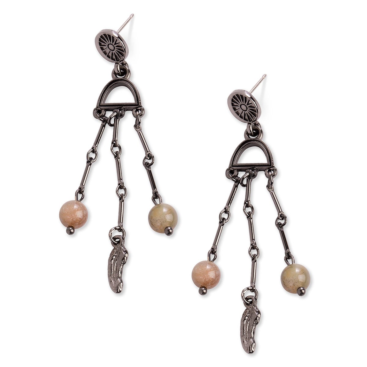 Cosmic Balance Chandelier Earrings for Women - Elegant Bohemian Dangle Drop Earrings for Party, Wedding & Evening Occasions