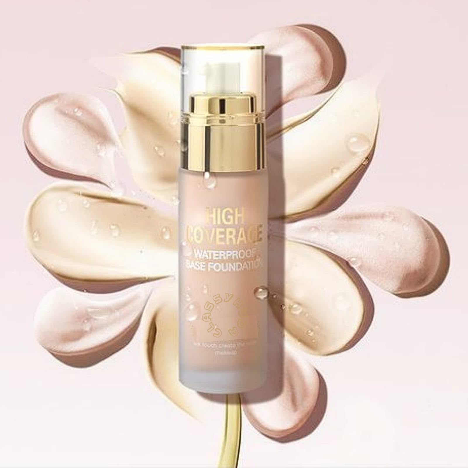 HUDA Professional Face Primer - High Coverage Waterproof Foundation Base & Makeup Sponge Puff | Mini Makeup Kit for Flawless Long-Lasting Makeup | Perfect for Daily Use, Special Occasions & Travel