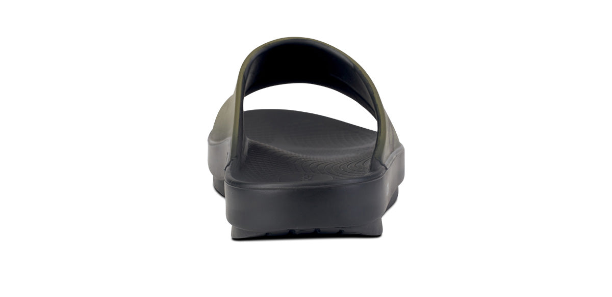 Men's OOahh Sport Slide Sandals - Tactical Green | Comfortable Athletic Slides for Running, Gym & Outdoor Activities | Perfect for Beach, Pool & Casual Wear