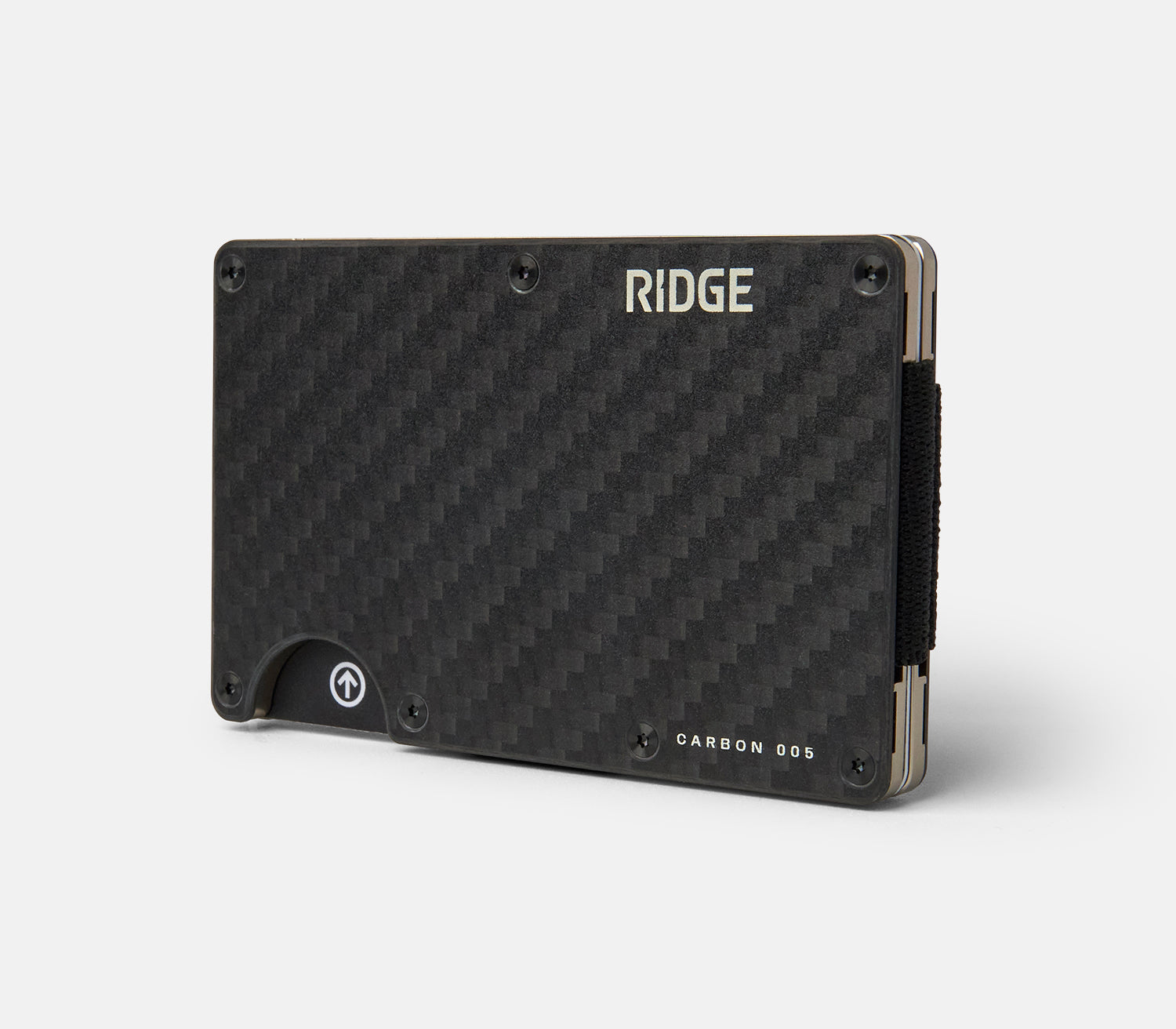 Ridge Wallet Monaco White Carbon Fiber Slim Minimalist RFID Blocking Front Pocket Wallet for Men - Perfect for Everyday Carry, Travel & Gifts