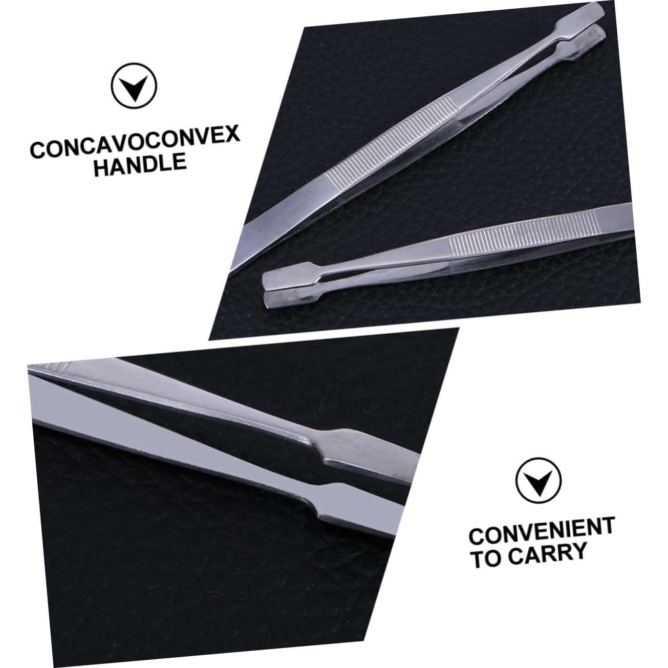 3pcs Stainless Steel Eyelash Tweezers Set - Professional False Eyelash Applicator & Nail Sticker Tool - Precise Lash Extension Tweezers for Salon & Home Use - Durable Beauty Accessories for Makeup Artists & DIY Enthusiasts