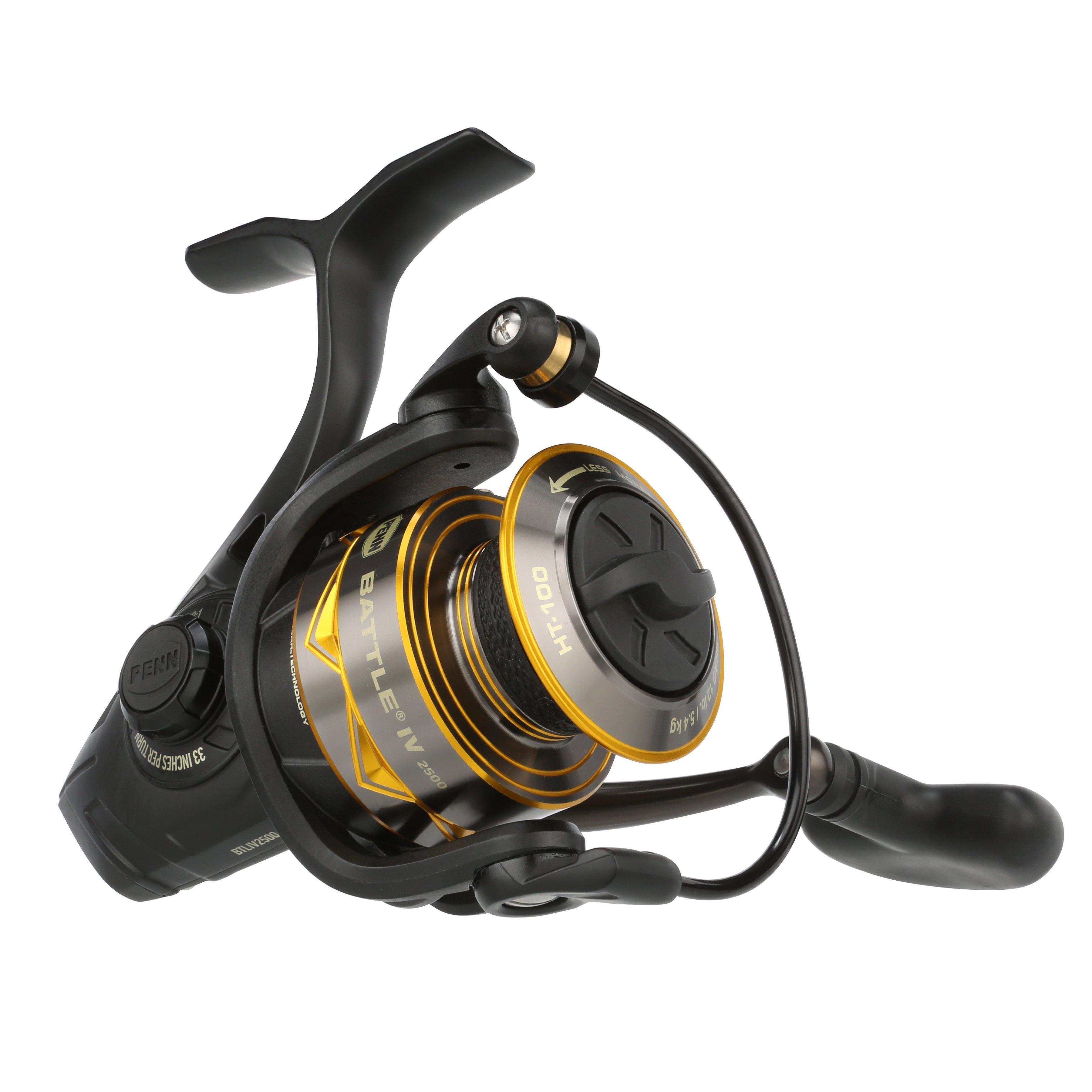 Penn Battle IV Spinning Fishing Reels - Saltwater & Freshwater Spinning Reel for Surf, Pier & Boat Fishing - Lightweight & Durable Fishing Gear for Bass, Trout & Saltwater Species