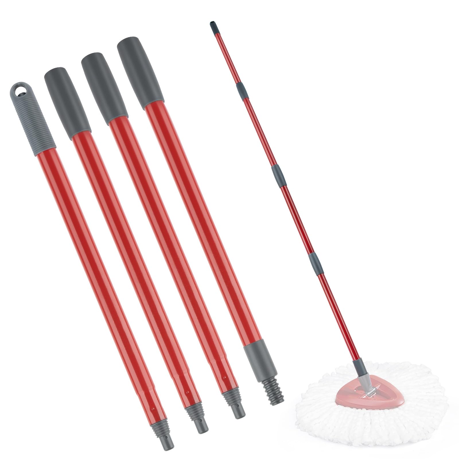 O-Cedar Spin Mop Replacement Handle - 4-Section Adjustable 30