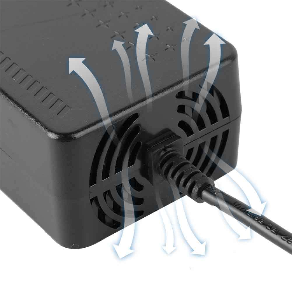 EVTSCAN 48V Lithium Battery Charger for Electric Bike - 180V-220V Input with CN Plug & DC Head - Fast Charging for E-Bike, Scooter, and Mobility Devices - Perfect for Commuting, Outdoor Adventures, and Daily Use