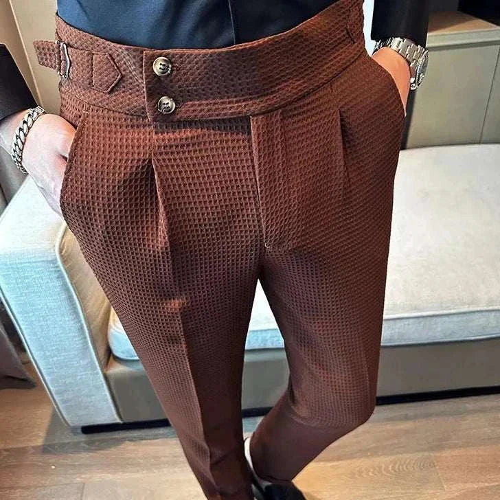 Premium Men's Formal Office Suit Pants - Classic Fit, Comfortable & Professional for Business Attire, Work & Special Occasions