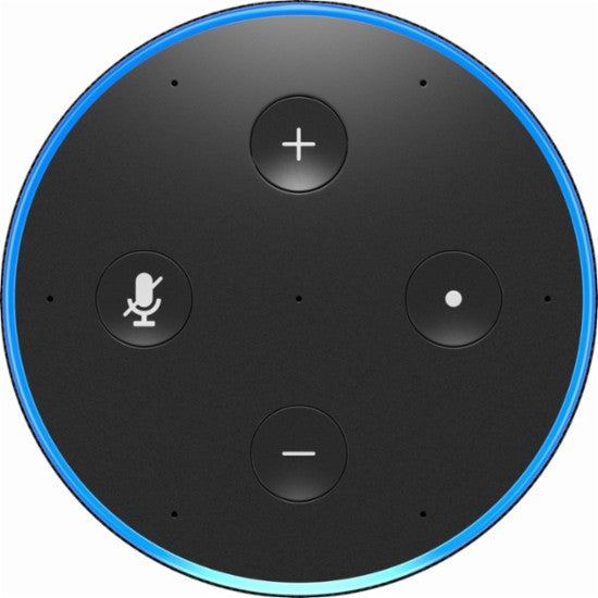 Amazon Echo (2nd Gen) Smart Speaker with Alexa - Charcoal Fabric - Voice Control, Smart Home Hub, Music Streaming for Living Room & Bedroom