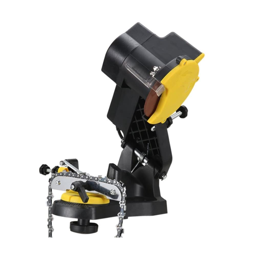 Professional Electric Multi-Angle Automatic Chainsaw Sharpener - Compact Desktop Grinder for All Chainsaw Chains | Perfect for Woodworking, Tree Cutting & DIY Home Projects