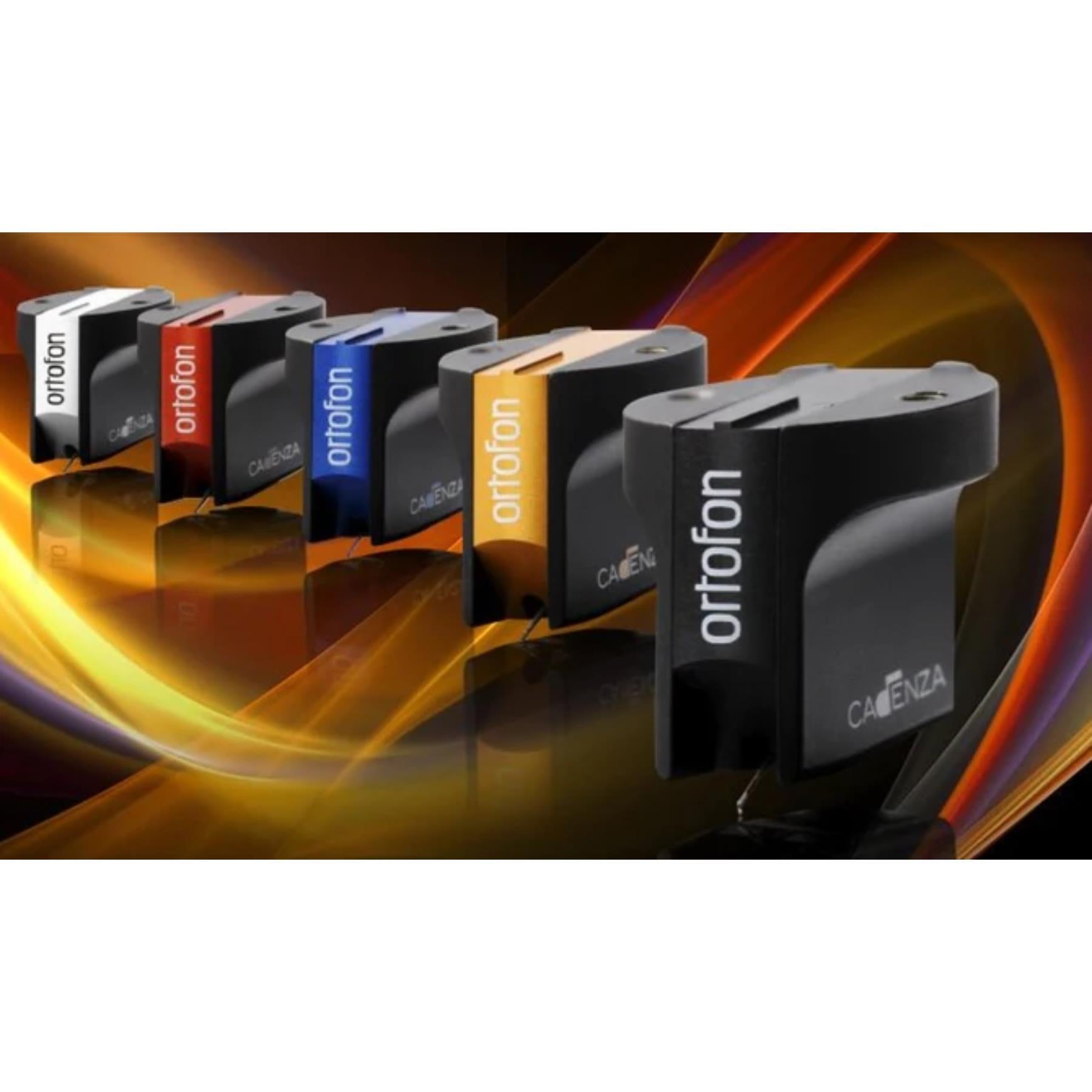 Ortofon MC Cadenza Black Moving Coil Cartridge - High-End Phono Cartridge for Audiophile Turntables - Perfect for Vinyl Record Playback & Hi-Fi Sound Systems