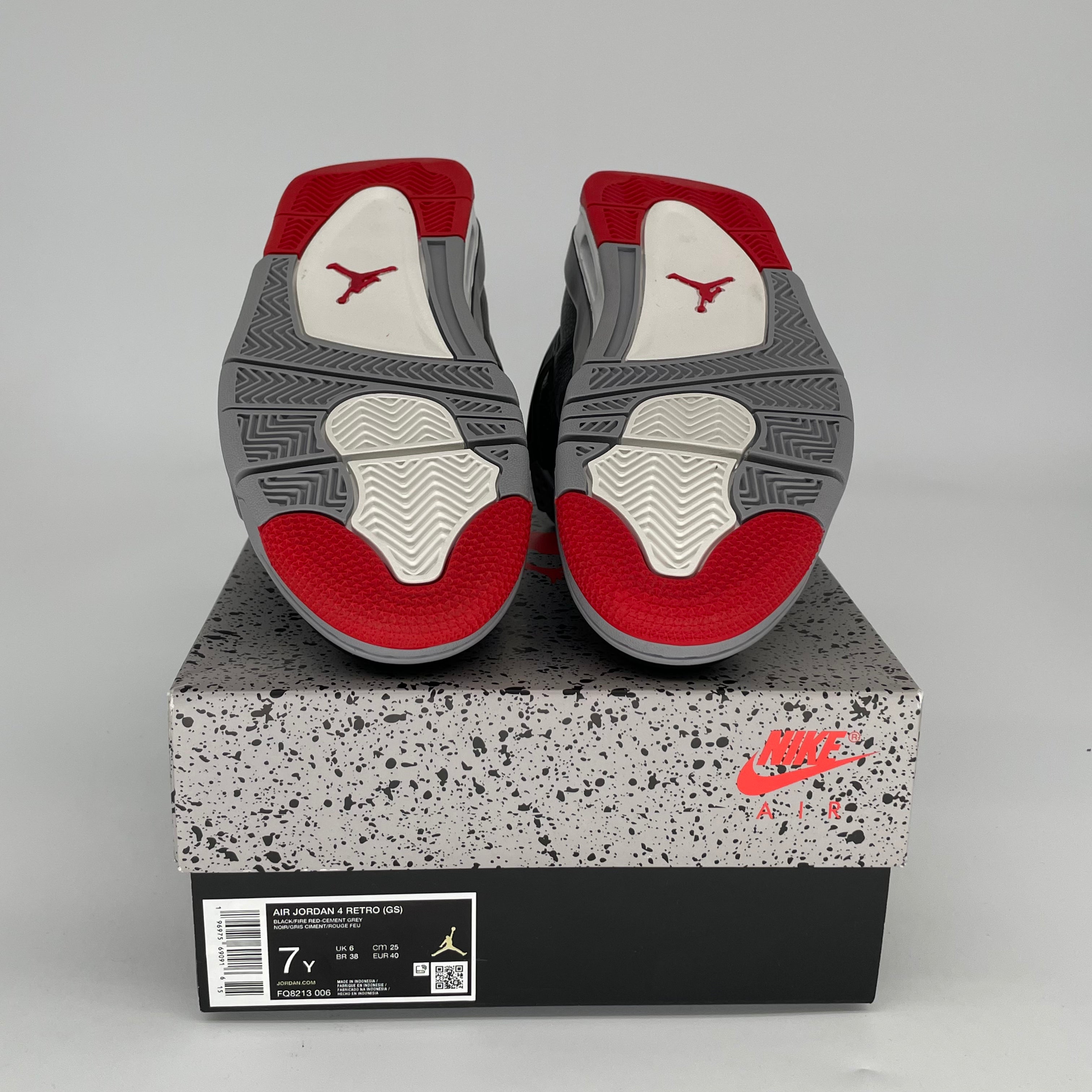 AIR JORDAN 4 BRED REIMAGINED Basketball Shoes - Size 7 Youth (FQ8213-006) | Retro Sneakers for Men & Kids | Perfect for Streetwear, Basketball Games & Sneaker Collectors