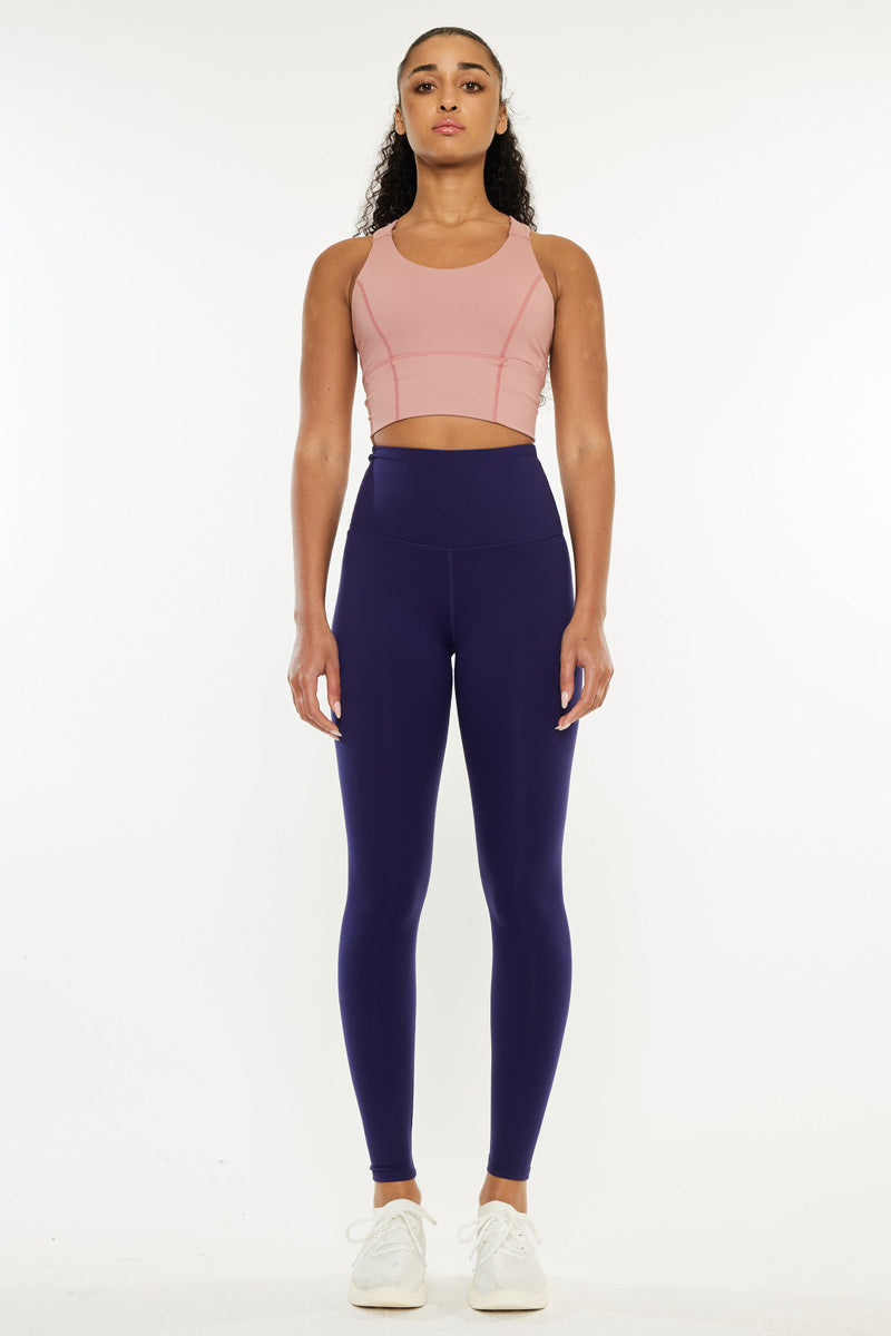 Lily High Rise Active Leggings for Women - Yoga Pants with Pockets, Tummy Control Workout Leggings - Perfect for Gym, Running, Yoga & Lounge Wear