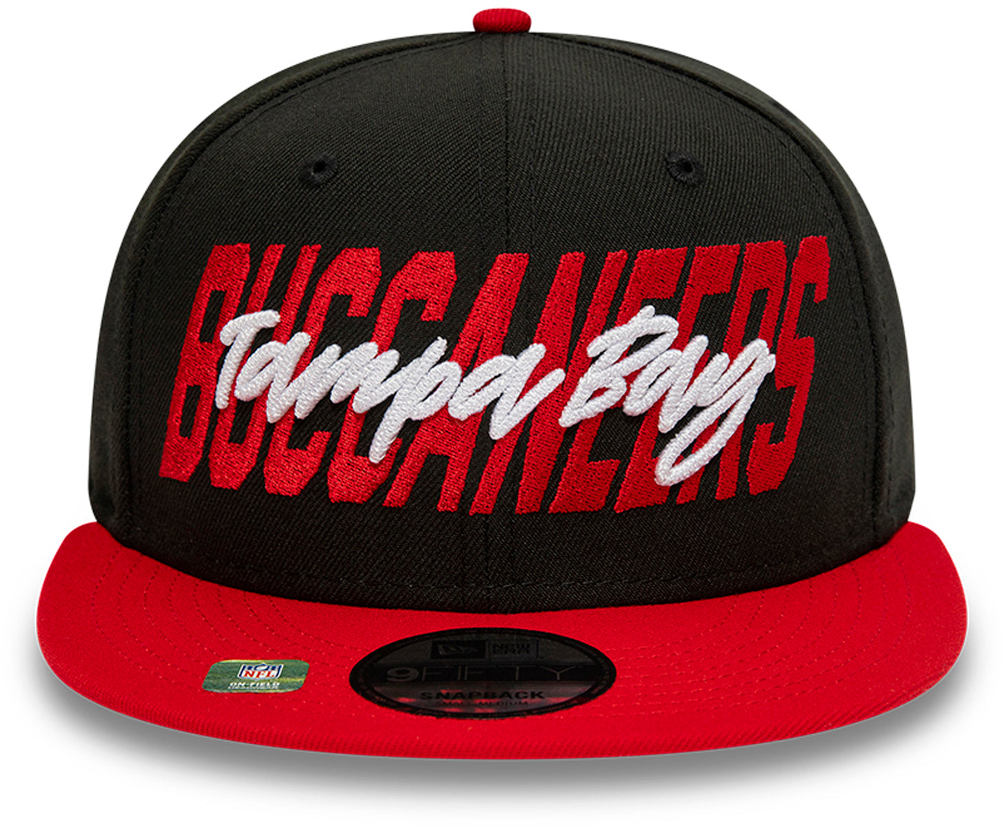 Tampa Bay Buccaneers New Era 9Fifty Snapback Hat - 2022 NFL Draft Edition - Official NFL Licensed Adjustable Baseball Cap for Men & Women - Perfect for Game Day, Sports Events & Casual Wear