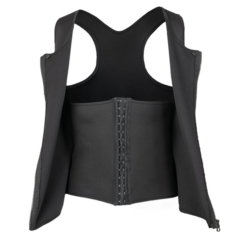 Men's Waist Trainer Vest - Neoprene Corset for Weight Loss & Body Shaping | Compression Slimming Tank Top (Sizes X-3XL) | Perfect for Gym, Sauna & Everyday Wear