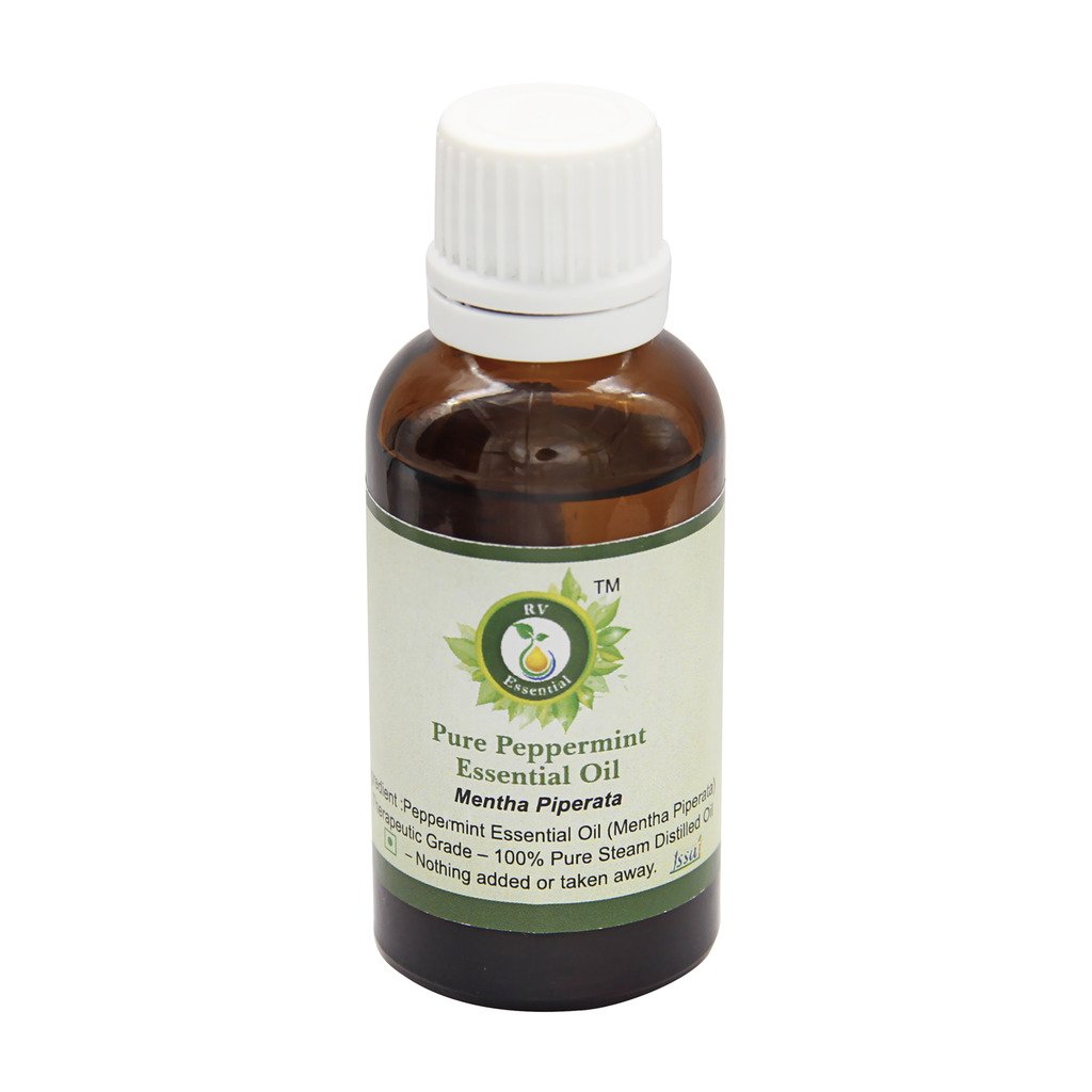 Pure Peppermint Essential Oil 15ml (0.5oz) - 100% Natural Therapeutic Grade for Aromatherapy, Stress Relief & Headaches - Mentha Piperata - Perfect for Diffusers, Massage & DIY Skincare