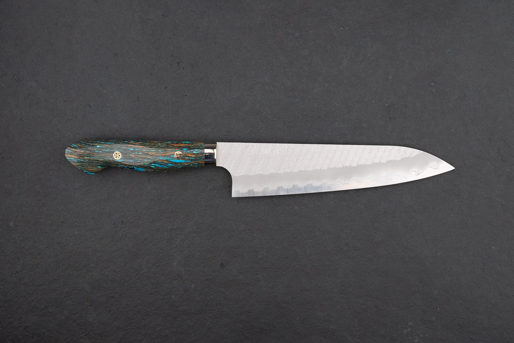 Nigara SG2 Migaki Tsuchime 210mm Japanese Gyuto Chef Knife - Premium Stainless Steel Kitchen Knife for Professional Chefs & Home Cooking, Perfect for Slicing, Dicing & Chopping Vegetables, Meat & Fish