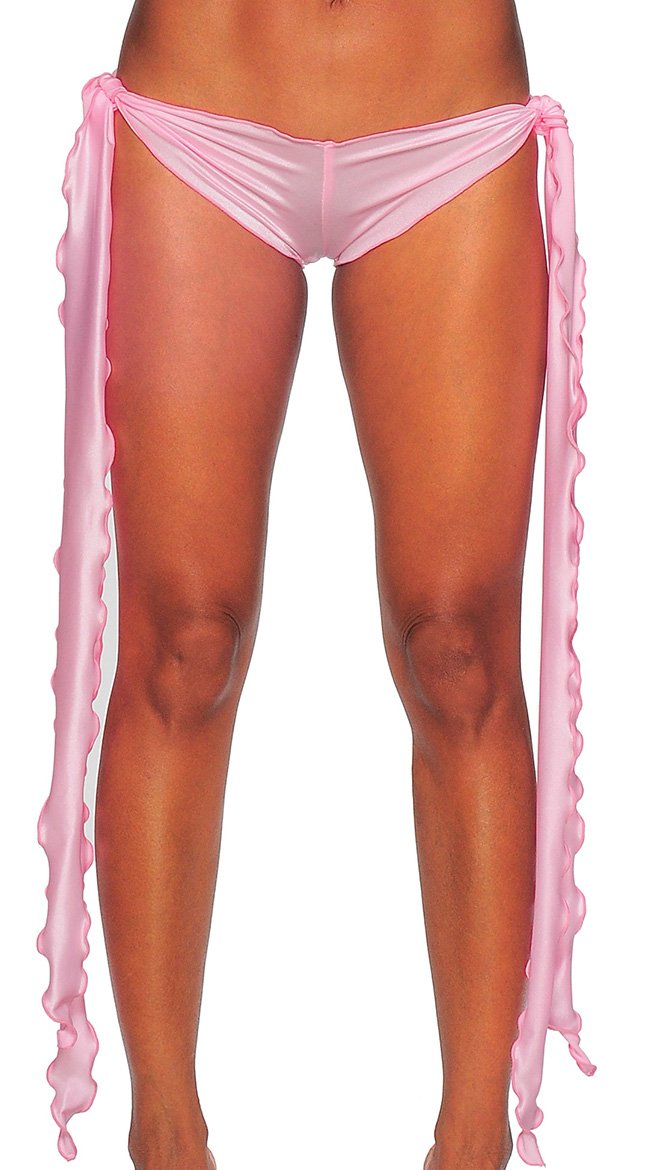BODYZON Women's Ribbon Tie High Waist Shorts - Comfortable Stretchy Workout Running Yoga Athletic Shorts for Women | Perfect for Gym, Lounge & Summer Outfits